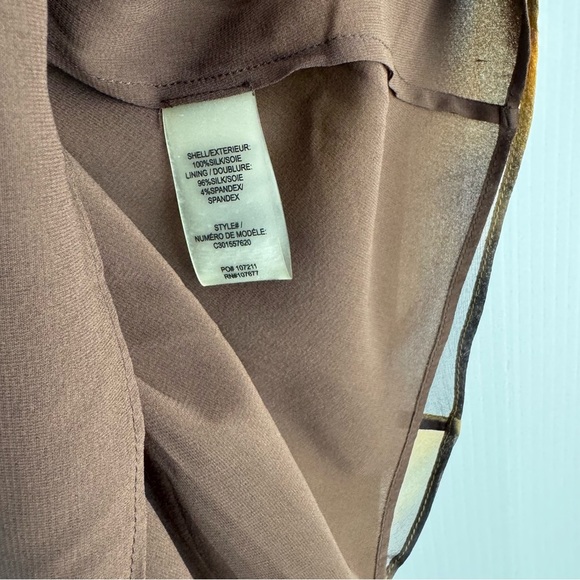 🆕 Alice + Olivia Silk Chiffon Kimono Sleeve Blouson yellow NWT size small - Picture 12 of 13